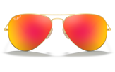 P&auml;ikeseprillid Ray-Ban Aviator Large Metal Gold Orange Flash XL