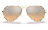 P&auml;ikeseprillid Ray-Ban Aviator Large Metal Gold Silver/Pink XXL