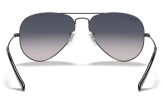 P&auml;ikeseprillid Ray-Ban Aviator Large Metal Gunmetal Blue/Grey XL