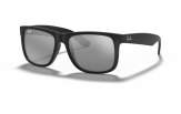 P&auml;ikeseprillid Ray-Ban Justin Black Grey Mirror Silver S