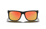P&auml;ikeseprillid Ray-Ban Justin Black Red Mirror S