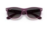 P&auml;ikeseprillid Ray-Ban New Wayfarer Violet on Transparent Violet Grey M