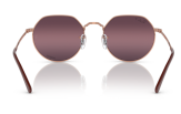 P&auml;ikeseprillid Ray-Ban Jack Rose Gold Gold/Red L