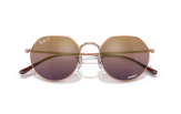 P&auml;ikeseprillid Ray-Ban Jack Rose Gold Gold/Red L