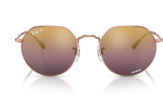 P&auml;ikeseprillid Ray-Ban Jack Rose Gold Gold/Red L