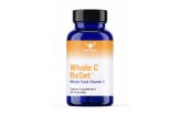 Whole C Reset, 60 kapslit (toidulisand loodusliku C-vitamiiniga)