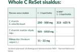 Whole C Reset, 60 kapslit (toidulisand loodusliku C-vitamiiniga)