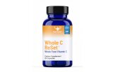 Whole C Reset, 60 kapslit (toidulisand loodusliku C-vitamiiniga)