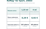 ReMag SPORT Liquid Magnesium 240ml