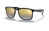 P&auml;ikeseprillid Ray-Ban 0RB4264 Black Blue & Gold Polarised+