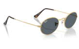 P&auml;ikeseprillid Ray-Ban Oval Arista Gold Blue