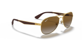 P&auml;ikeseprillid Ray-Ban 0RB3549 Arista Gold Brown Polarized L