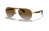P&auml;ikeseprillid Ray-Ban 0RB3549 Arista Gold Brown Polarized L