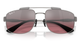 P&auml;ikeseprillid Ray-Ban 0RB3789M Gunmetal Polarized Wine