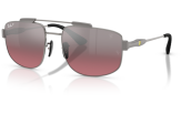 P&auml;ikeseprillid Ray-Ban 0RB3789M Gunmetal Polarized Wine