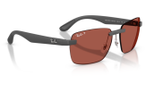 P&auml;ikeseprillid Ray-Ban 0RB4470CH Sand Grey Polarised Red L