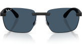 P&auml;ikeseprillid Ray-Ban 0RB4470CH Sand Black Polarized Blue L