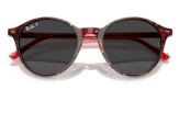 P&auml;ikeseprillid Ray-Ban Bernard Transparent Shade Fantasy Red Polarized Black M