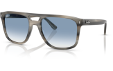 P&auml;ikeseprillid Ray-Ban 0RB2213 Grey Havana Clear Gradient Blue
