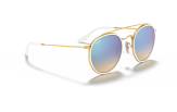 P&auml;ikeseprillid Ray-Ban 0RB3647N Arista Gold Blue Flash