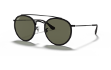 P&auml;ikeseprillid Ray-Ban 0RB3647N Black G-15 Green Polarised