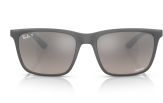 P&auml;ikeseprillid Ray-Ban 0RB4385 Grey Grey Polarised+