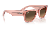 P&auml;ikeseprillid Ray-Ban Mega Wayfarer Transparent Pink Light Brown Gradient Black