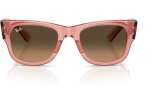 P&auml;ikeseprillid Ray-Ban Mega Wayfarer Transparent Pink Light Brown Gradient Black
