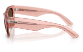 P&auml;ikeseprillid Ray-Ban Mega Wayfarer Transparent Pink Light Brown Gradient Black