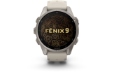 Spordikell Garmin fenix 9 43mm Standard - Titanium with Fog Grey Silicone Band