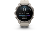 Spordikell Garmin fenix 9 43mm Standard - Titanium with Fog Grey Silicone Band