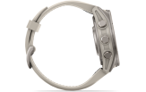 Spordikell Garmin fenix 9 43mm Standard - Titanium with Fog Grey Silicone Band