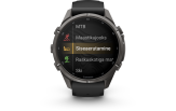 Spordikell Garmin fenix 9 43mm Pro inReach - Carbon Gray DLC Titanium with Black/Pebble Grey Silicone Band