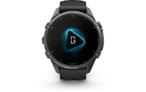 Spordikell Garmin fenix 9 43mm Pro inReach - Carbon Gray DLC Titanium with Black/Pebble Grey Silicone Band