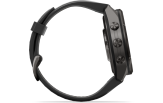 Spordikell Garmin fenix 9 43mm Pro inReach - Carbon Gray DLC Titanium with Black/Pebble Grey Silicone Band