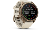 Spordikell Garmin fenix 9 43mm Pro inReach - Autumn Gold Titanium with Cream/French Grey Silicone Band