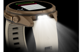 Spordikell Garmin fenix 9 43mm Pro inReach - Autumn Gold Titanium with Cream/French Grey Silicone Band