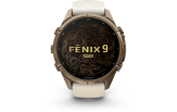Spordikell Garmin fenix 9 43mm Pro inReach - Autumn Gold Titanium with Cream/French Grey Silicone Band