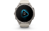 Spordikell Garmin fenix 9 43mm Pro - Titanium with Fog Grey/Dark Sandstone Silicone Band