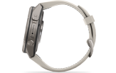 Spordikell Garmin fenix 9 43mm Pro - Titanium with Fog Grey/Dark Sandstone Silicone Band