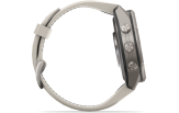Spordikell Garmin fenix 9 43mm Pro inReach - Titanium with Fog Grey/Dark Sandstone Silicone Band