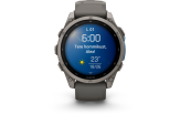 Spordikell Garmin fenix 9 47mm Standard - Titanium with Pebble Grey Silicone Band