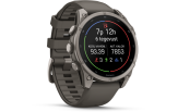 Spordikell Garmin fenix 9 47mm Standard - Titanium with Pebble Grey Silicone Band