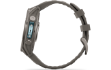 Spordikell Garmin fenix 9 47mm Standard - Titanium with Pebble Grey Silicone Band