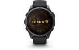 Spordikell Garmin fenix 9 47mm Standard - Carbon Grey DLC Titanium with Black Silicone Band