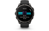 Spordikell Garmin fenix 9 47mm Standard - Carbon Grey DLC Titanium with Black Silicone Band