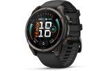 Spordikell Garmin fenix 9 47mm Standard - Carbon Grey DLC Titanium with Black Silicone Band