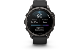 Spordikell Garmin fenix 9 47mm Standard - Carbon Grey DLC Titanium with Black Silicone Band