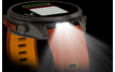Spordikell Garmin fenix 9 47mm Pro inReach - Titanium with Autumn Orange/Spark Orange Silicone Band