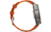 Spordikell Garmin fenix 9 47mm Pro inReach - Titanium with Autumn Orange/Spark Orange Silicone Band